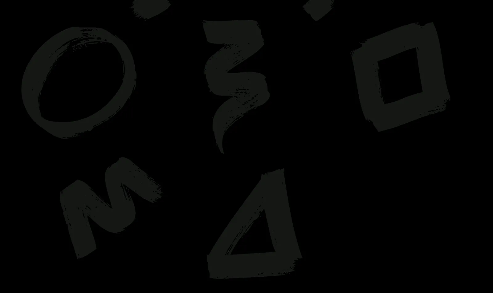black background with grey confetti