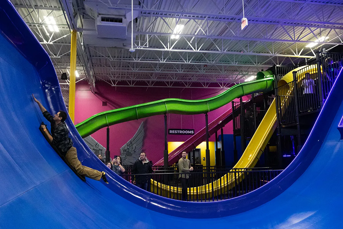 big wave slide slick city action park