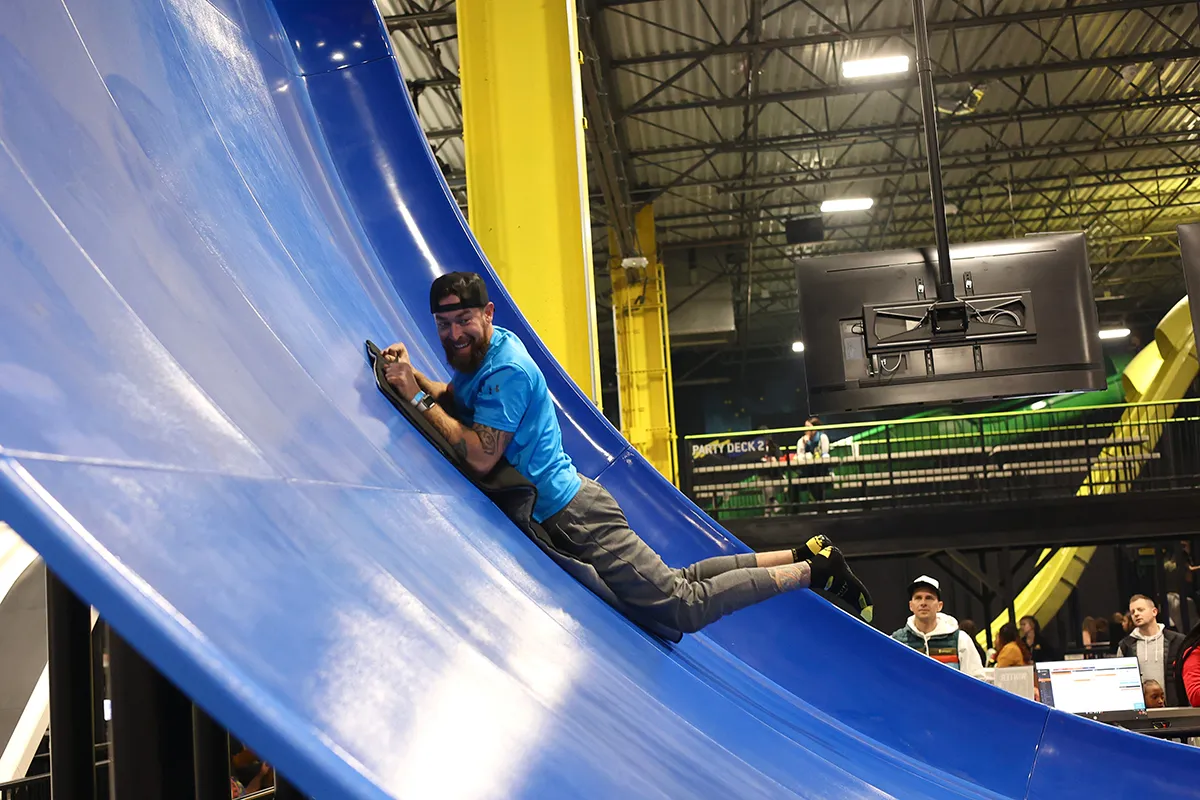 big wave slide slick city