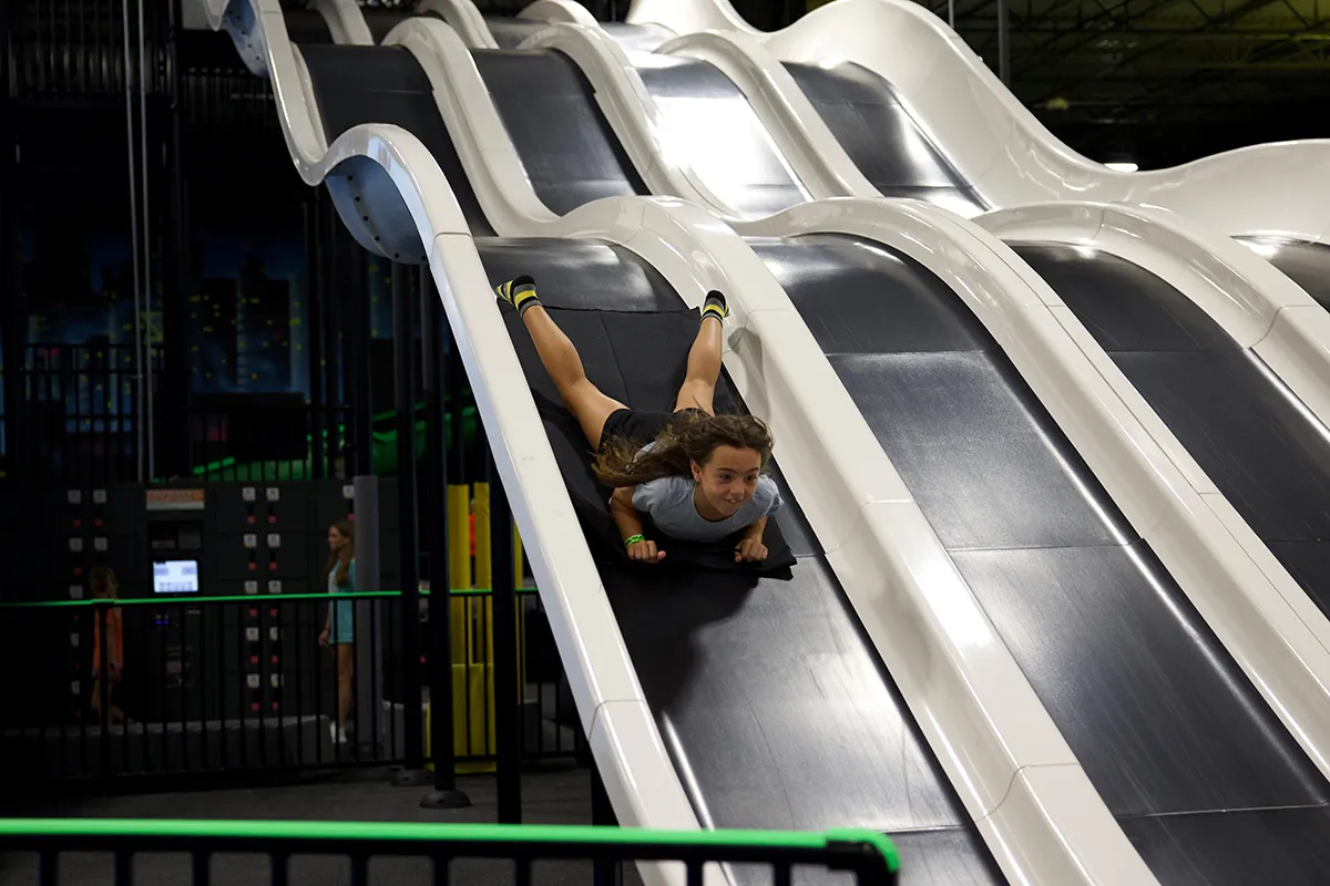 fast lane slide slick city action park
