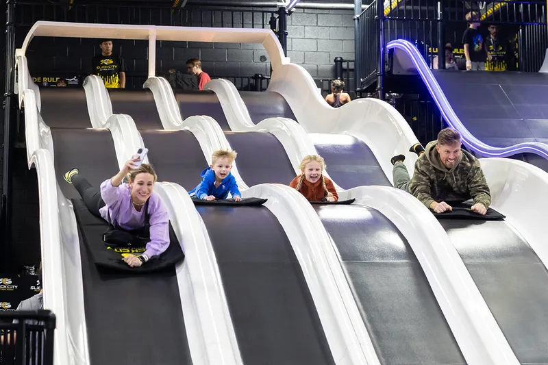 family at slick city