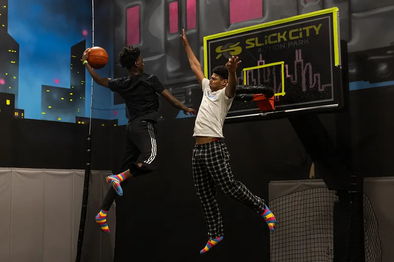 air court basketball at slick city